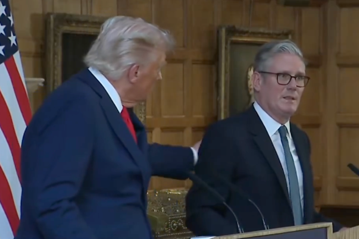 Trump backslaps Starmer as prime minister says Hamas has no future' in Palestine