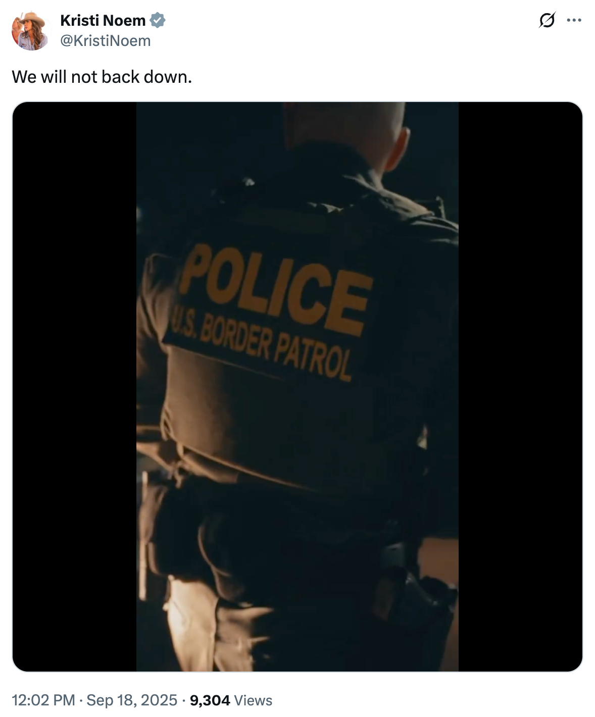 Kristi Noem shared footage of ICE agents making arrests set to a remix of Nirvana's 