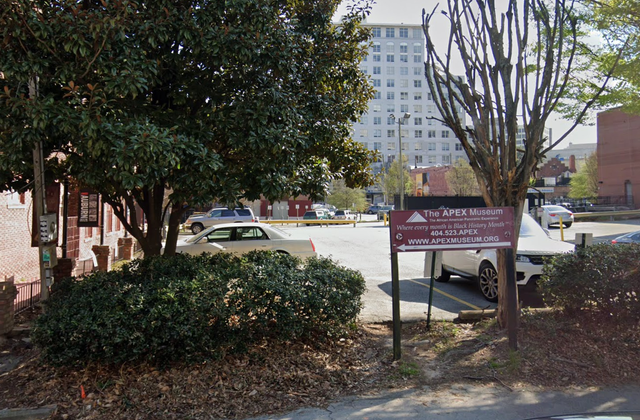 <p>The noose-like rope was found on the grounds on the Apex Museum, near Georgia State University</p>