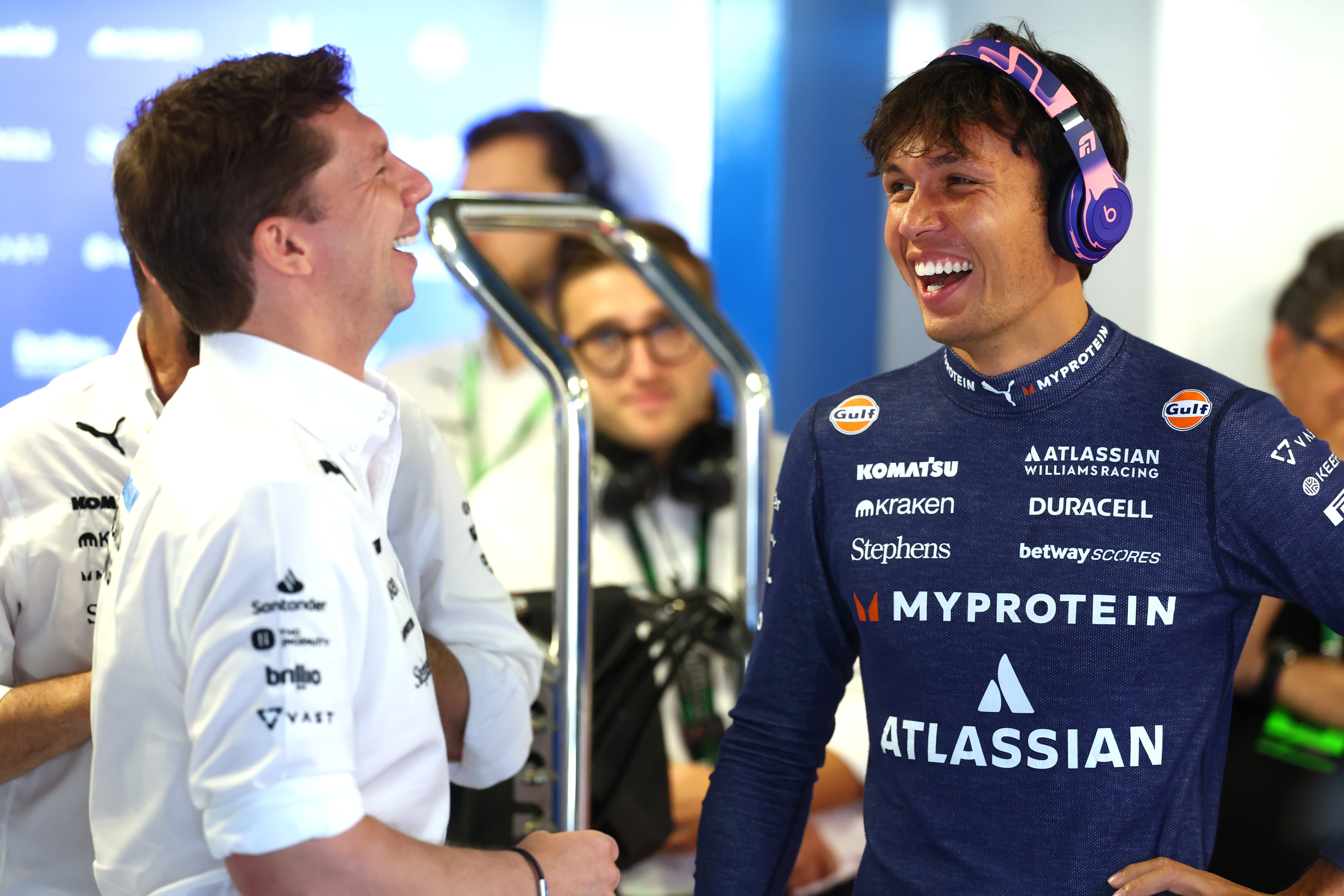 James Vowles and Albon have enjoyed a fruitful partnership this year