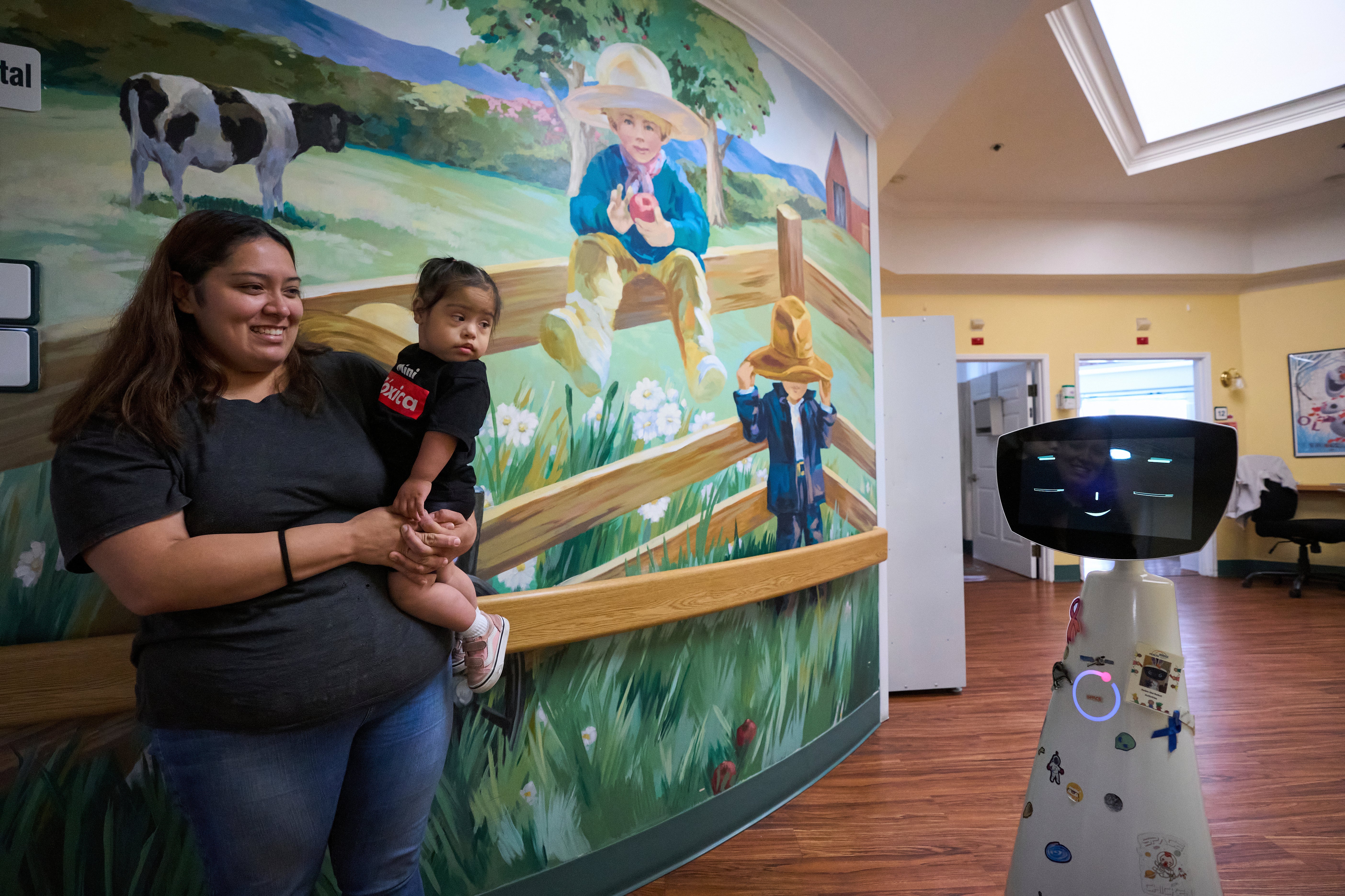 Therapeutic Hospital Robot Robin