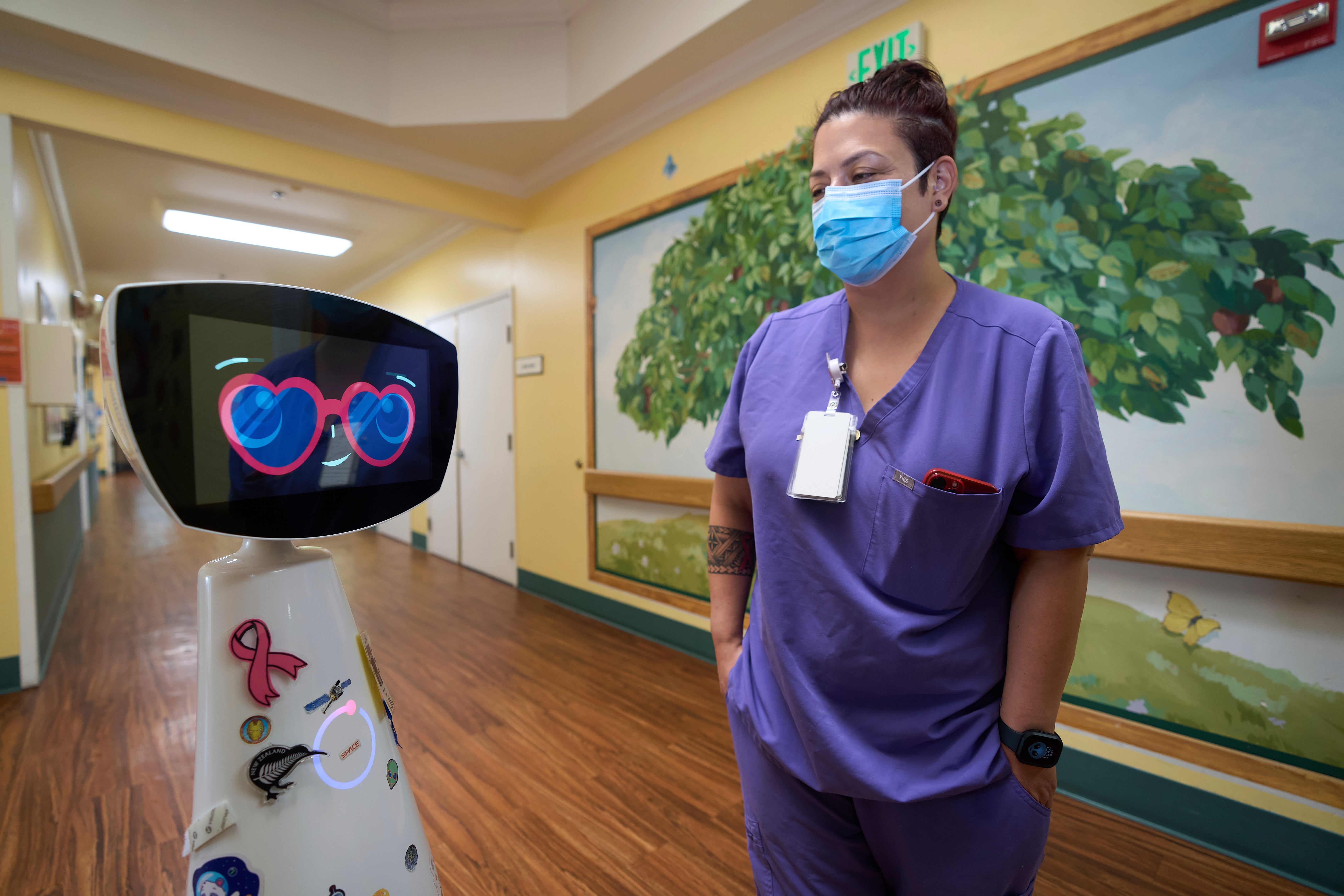 Therapeutic Hospital Robot Robin