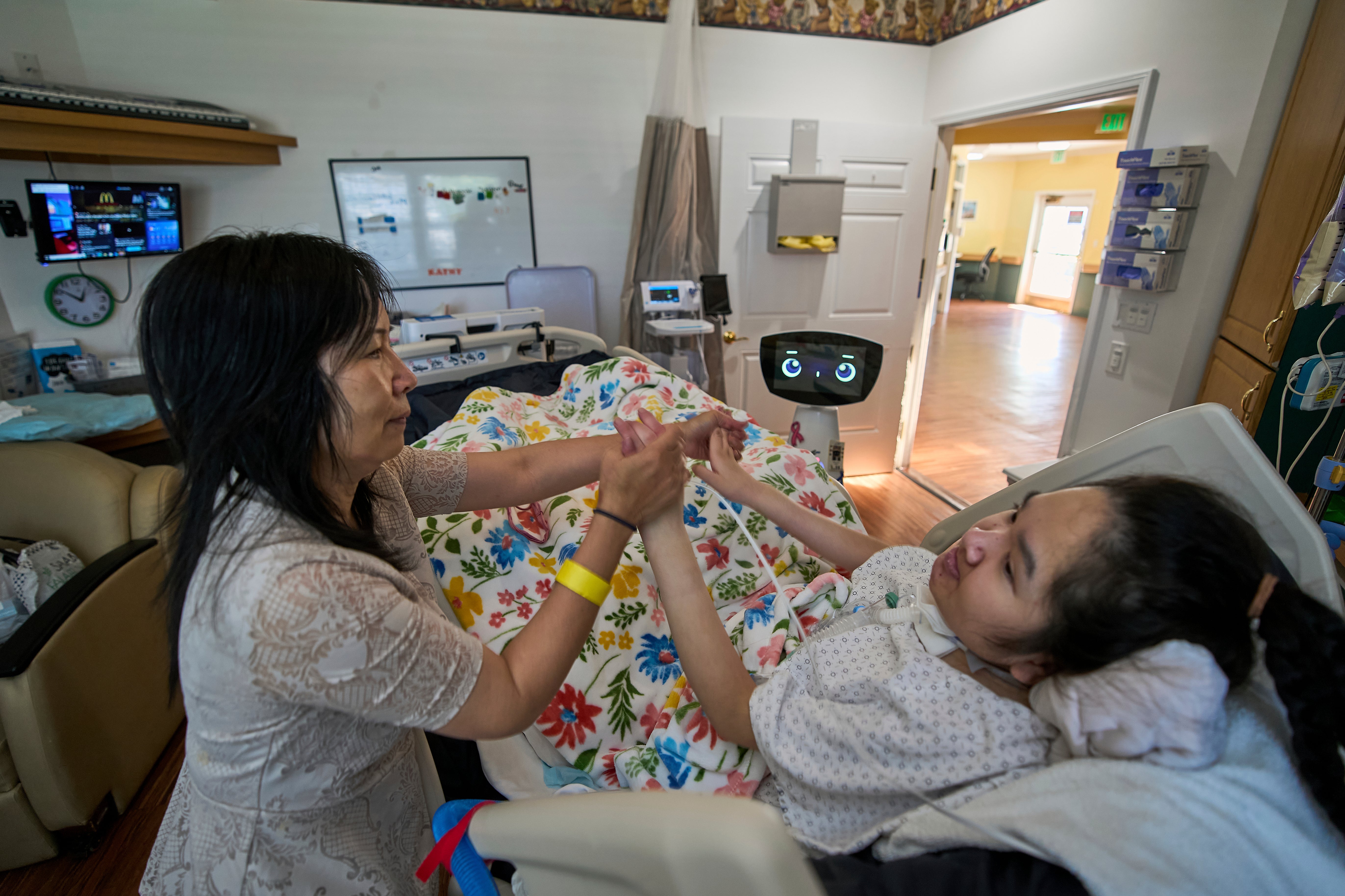 Therapeutic Hospital Robot Robin