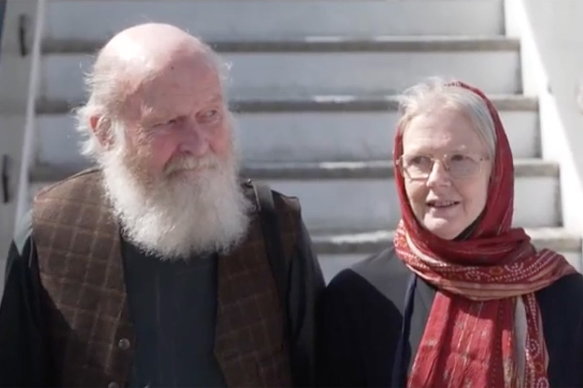 Elderly British couple held in Afghanistan freed from Taliban detention