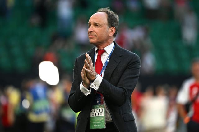 <p>Tim Lewis has left his position as Arsenal vice-chair (Zed Jameson/PA)</p>