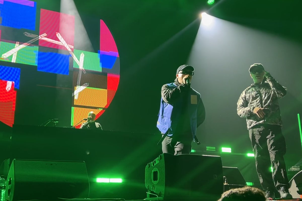 Kneecap at Wembley review – Belfast rap group triple down on Starmer and Palestine at pounding arena show Kneecap at Wembley review – Belfast rap group triple down on Starmer and Palestine at pounding arena show