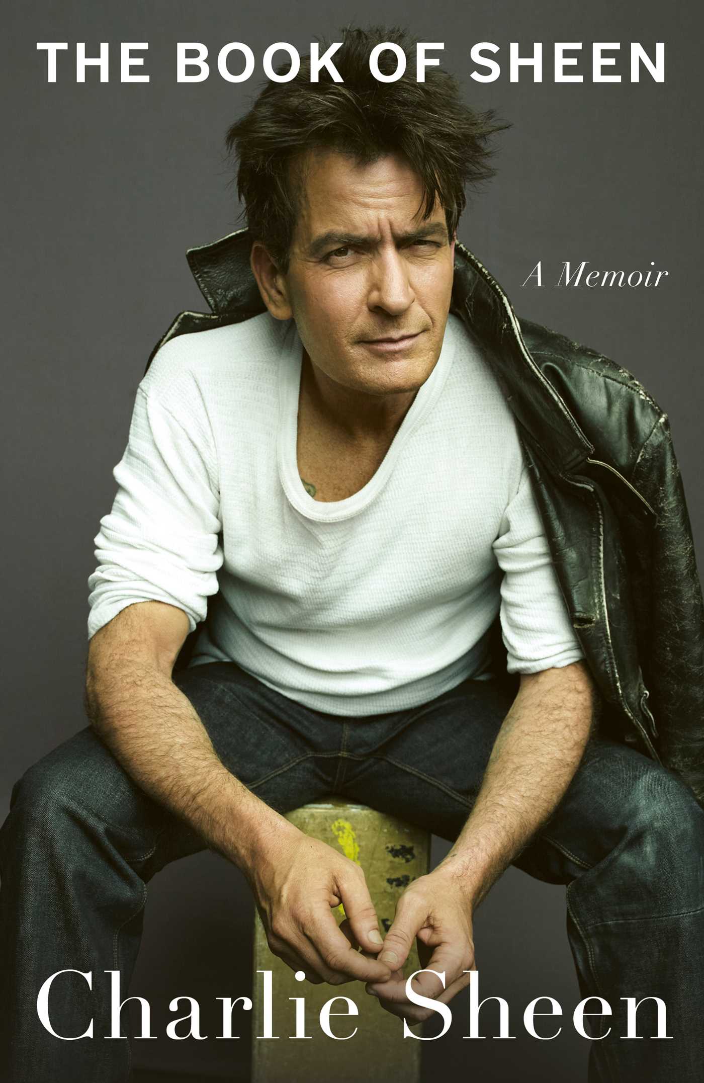 The cover art for Sheen’s memoir, ‘The Book of Sheen’
