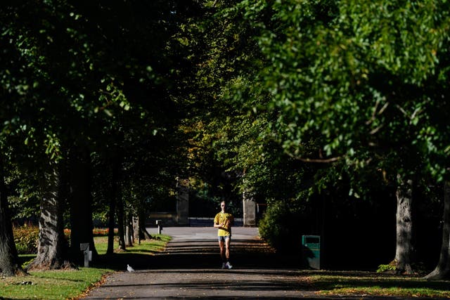 London was set to bask in highs of up to 27C on Friday (PA)