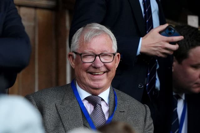 Former Manchester United boss Sir Alex Ferguson decided to travel after the death of his wife Lady Cathy (Andrew Milligan/PA)