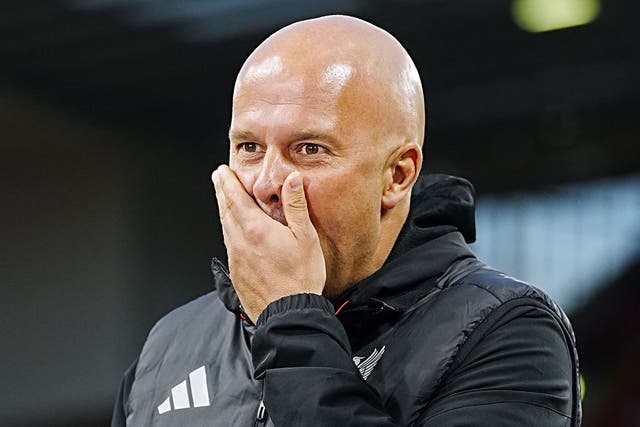 Arne Slot accepts Liverpool cannot keep throwing away 2-0 leads despite their late winners (Peter Byrne/PA)