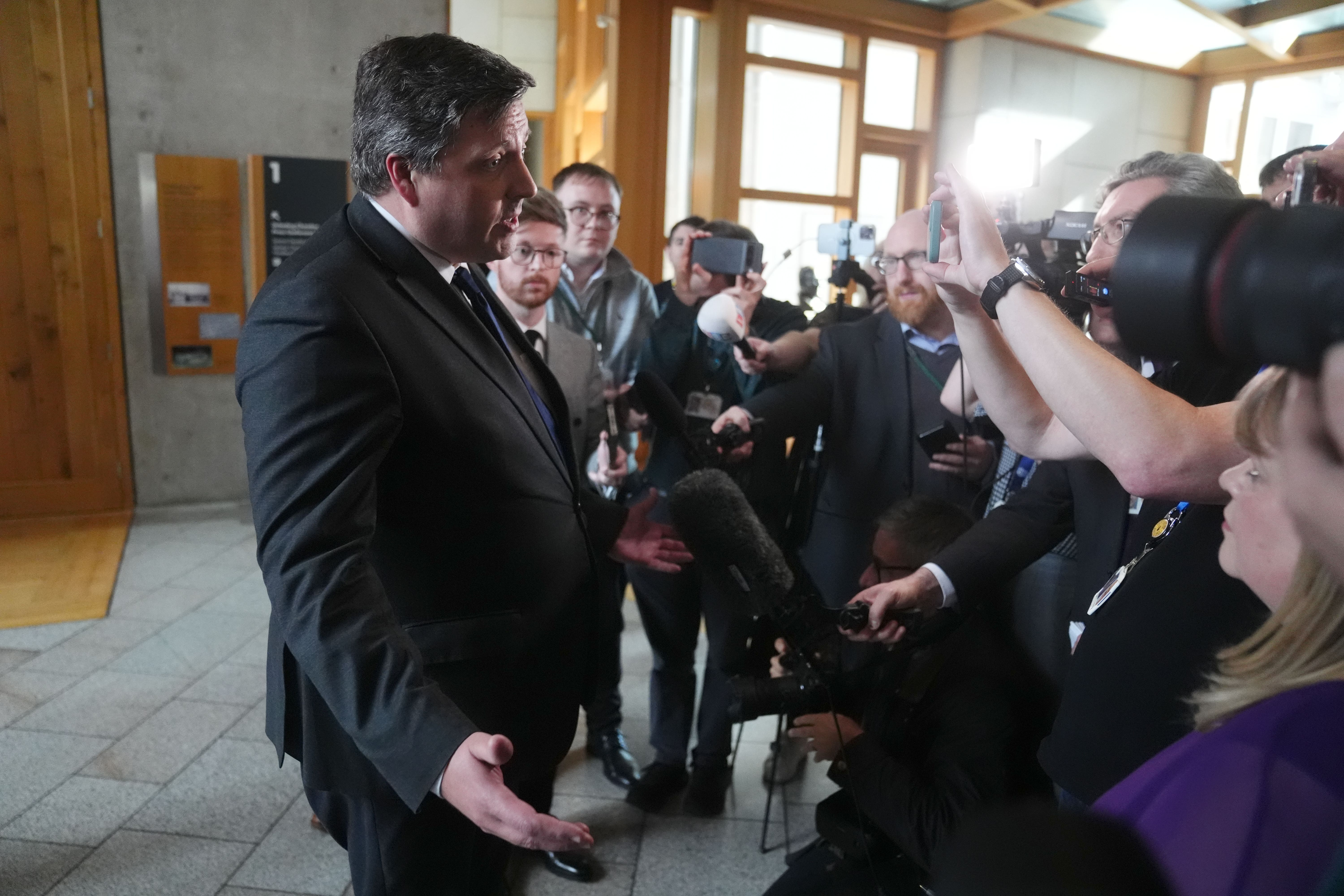 Jamie Hepburn announced on Friday that he was resigning (Andrew MIlligan/PA)