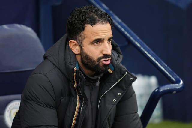 Manchester United manager Ruben Amorim is doing things his way (PA)