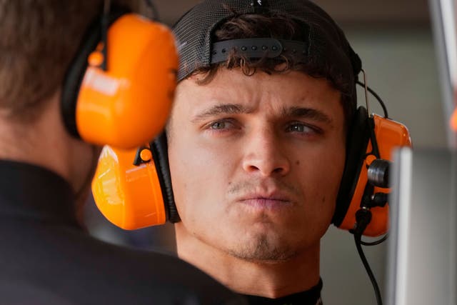 Lando Norris set the pace in final practice (AP Photo/Darko Bandic)