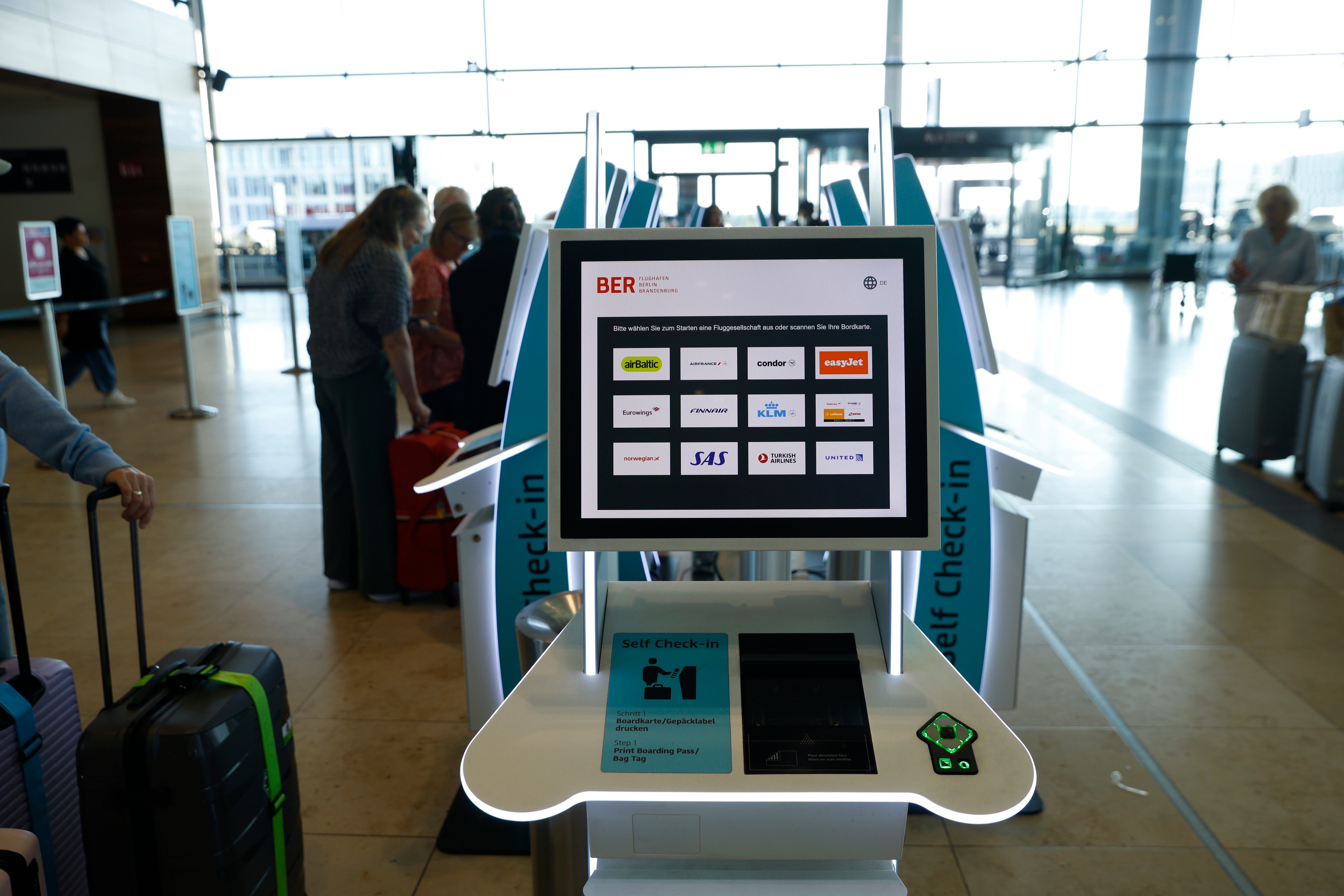 Berlin airport is also facing disruption