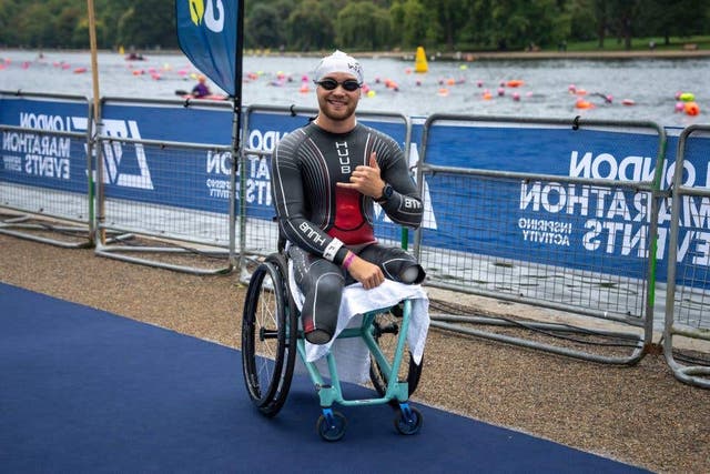 Billy Monger hailed the accessibility of Swim Serpentine in London’s Hyde Park (Swim Serpentine/PA)