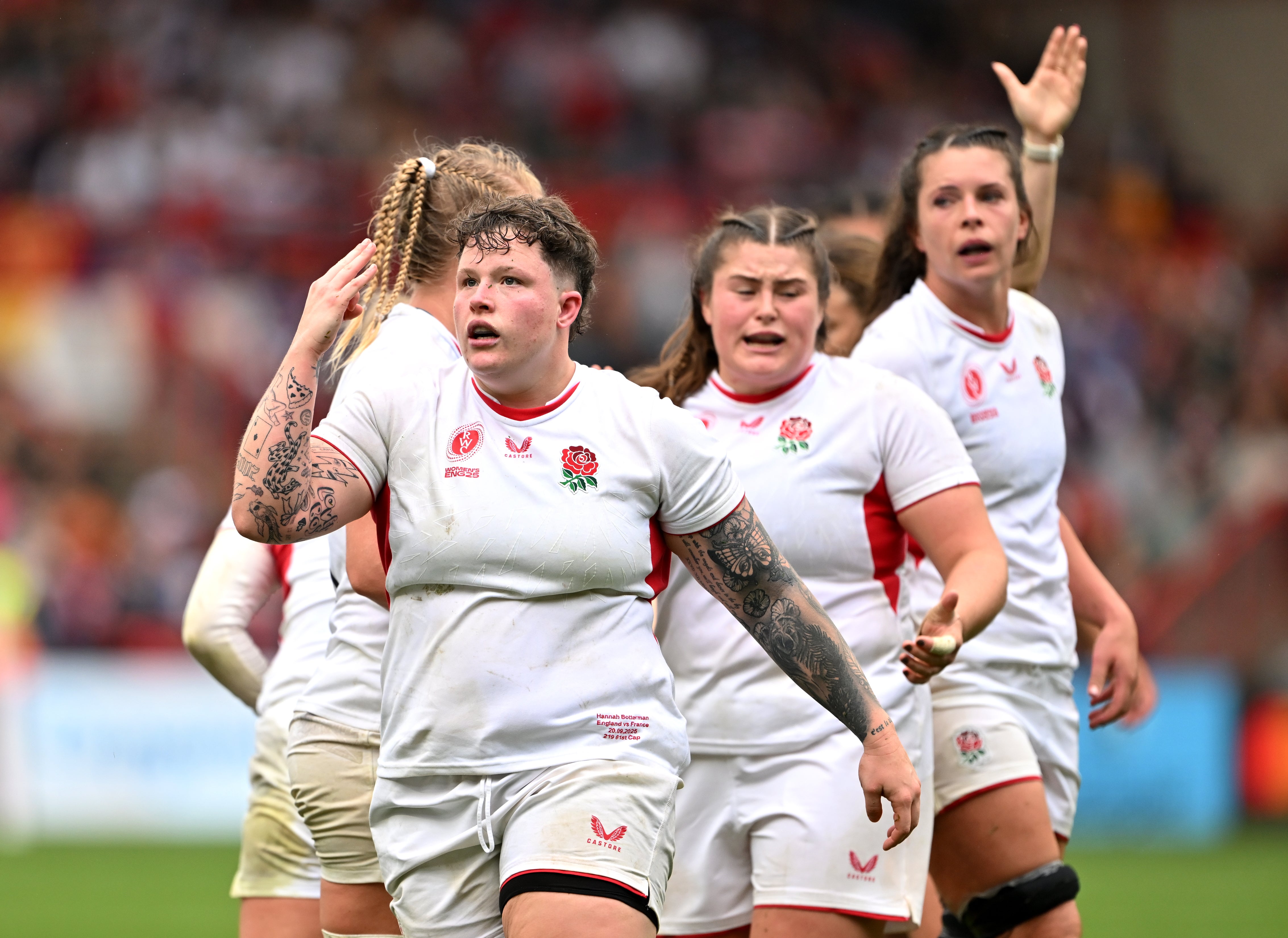 Hannah Botterman was outstanding for England