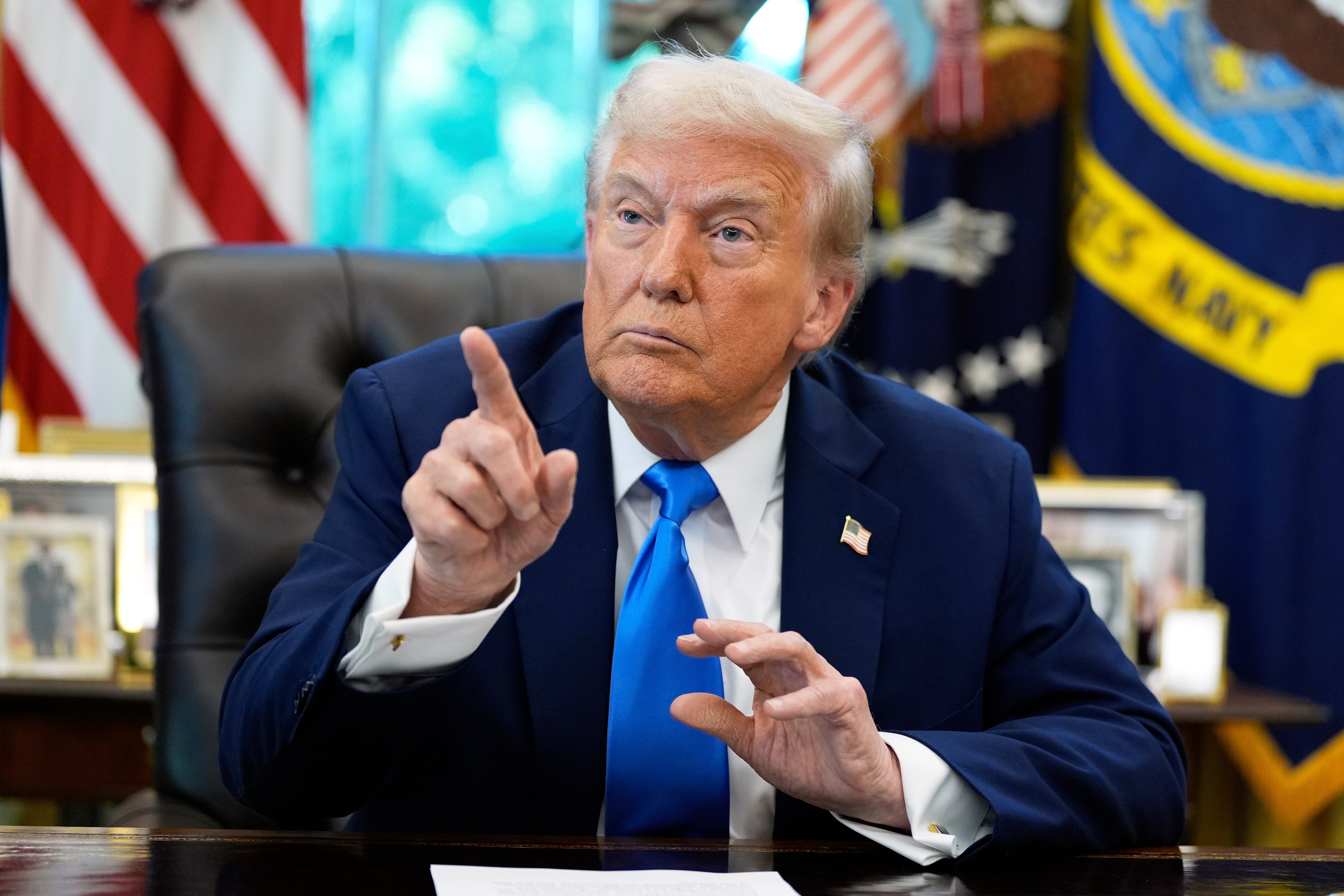 O presidente Donald Trump afirmou erroneamente que tinha um jantar dos fundadores do American Cornerstone Institute neste fim de semana 