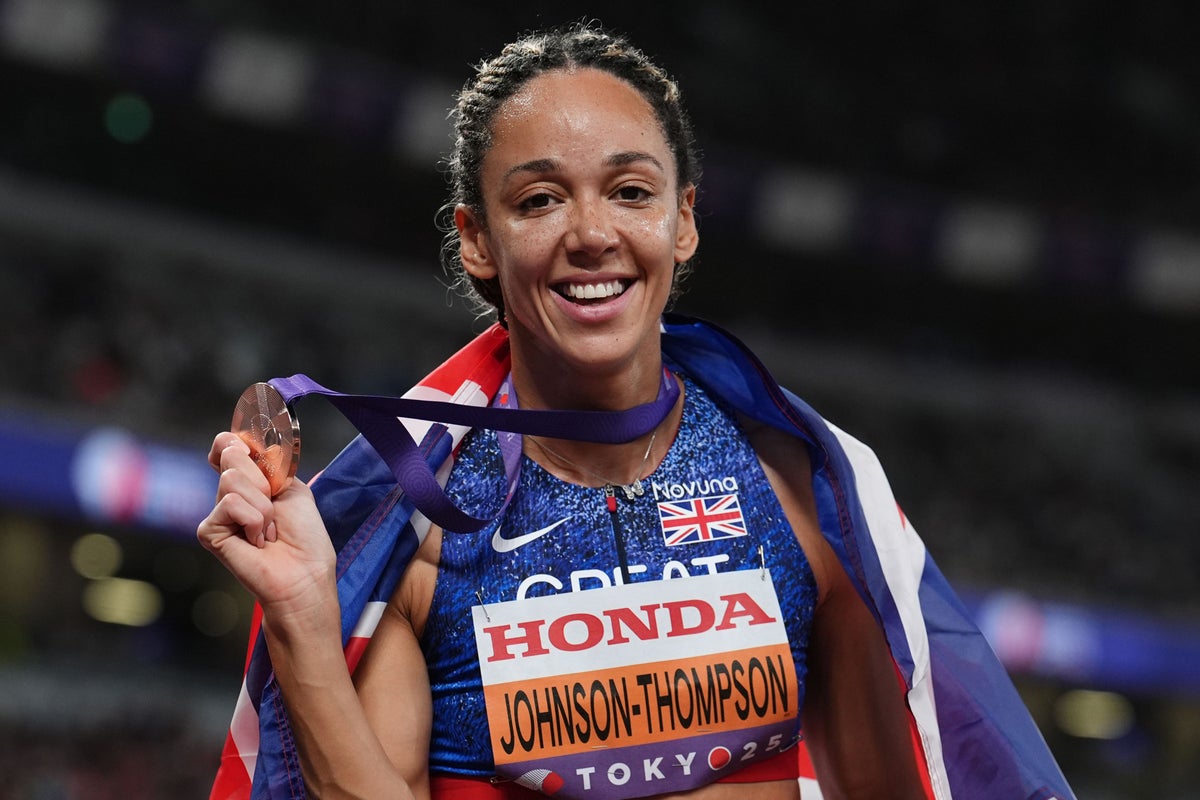 You couldn&rsquo;t write it &ndash; Katarina Johnson-Thompson shares heptathlon bronze