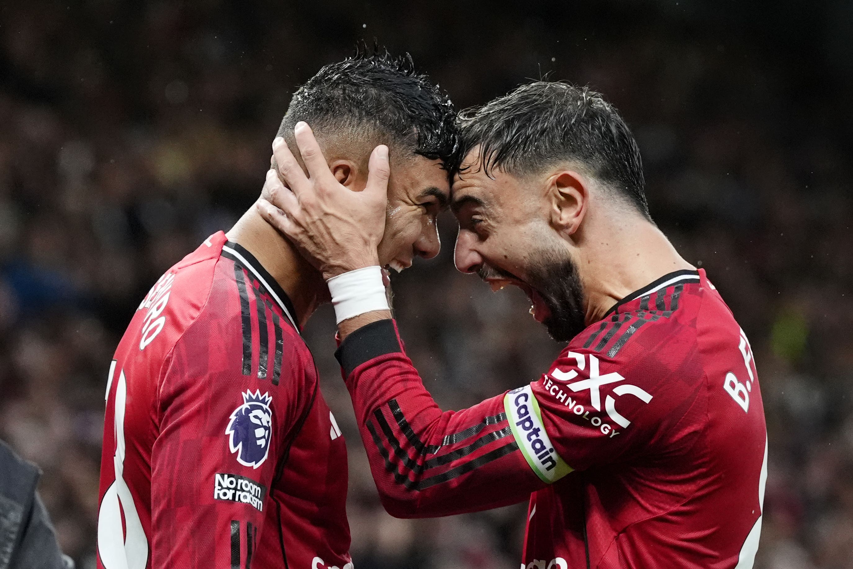 Casemiro’s goal appears to set United on course for victory