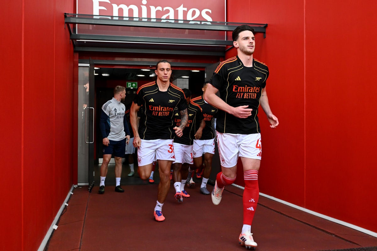 Arsenal v Man City live: Saliba starts and Saka on Gunners bench as Guardiola keeps winning team