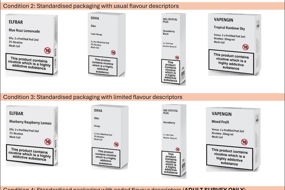 UK Plans Plain Packaging Laws to Reduce Youth Vape Appeal
