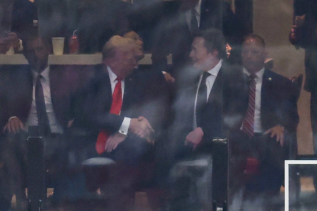 Trump and Musk reunited at Charlie Kirk memorial months after bitter breakup