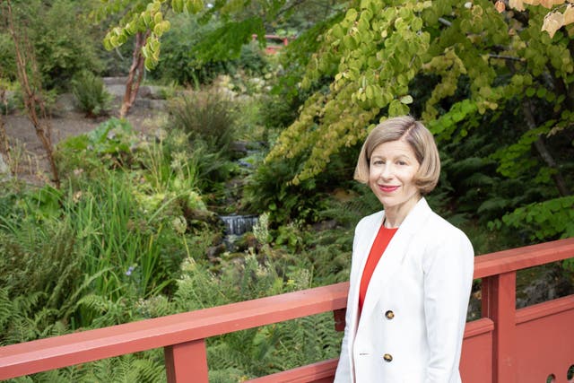 Scientist and former diplomat Dr Julia Knights has been appointed the 17th Regius Keeper of Royal Botanic Garden Edinburgh (Matthew Webb/PA)