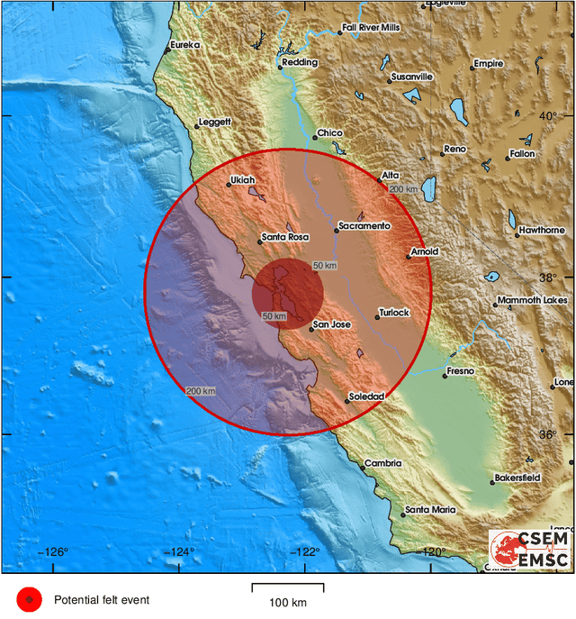 <p>A 4.3-magnitude earthquake shook much of the Bay Area awake early Monday morning, but there were no reports of injuries.</p>