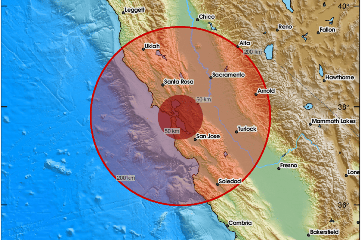 San Francisco hit by 4.3-magnitude earthquake that shakes sleeping Bay Area residents San Francisco hit by 4.3-magnitude earthquake that shakes sleeping Bay Area residents