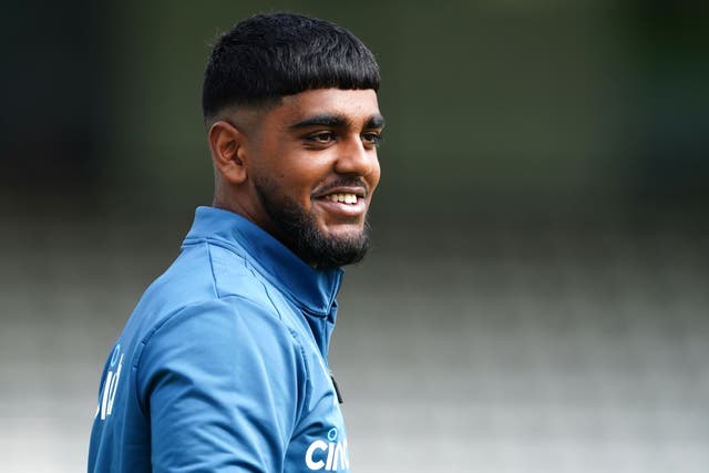 Rehan Ahmed hopes to be picked for the Ashes (Mike Egerton/PA)