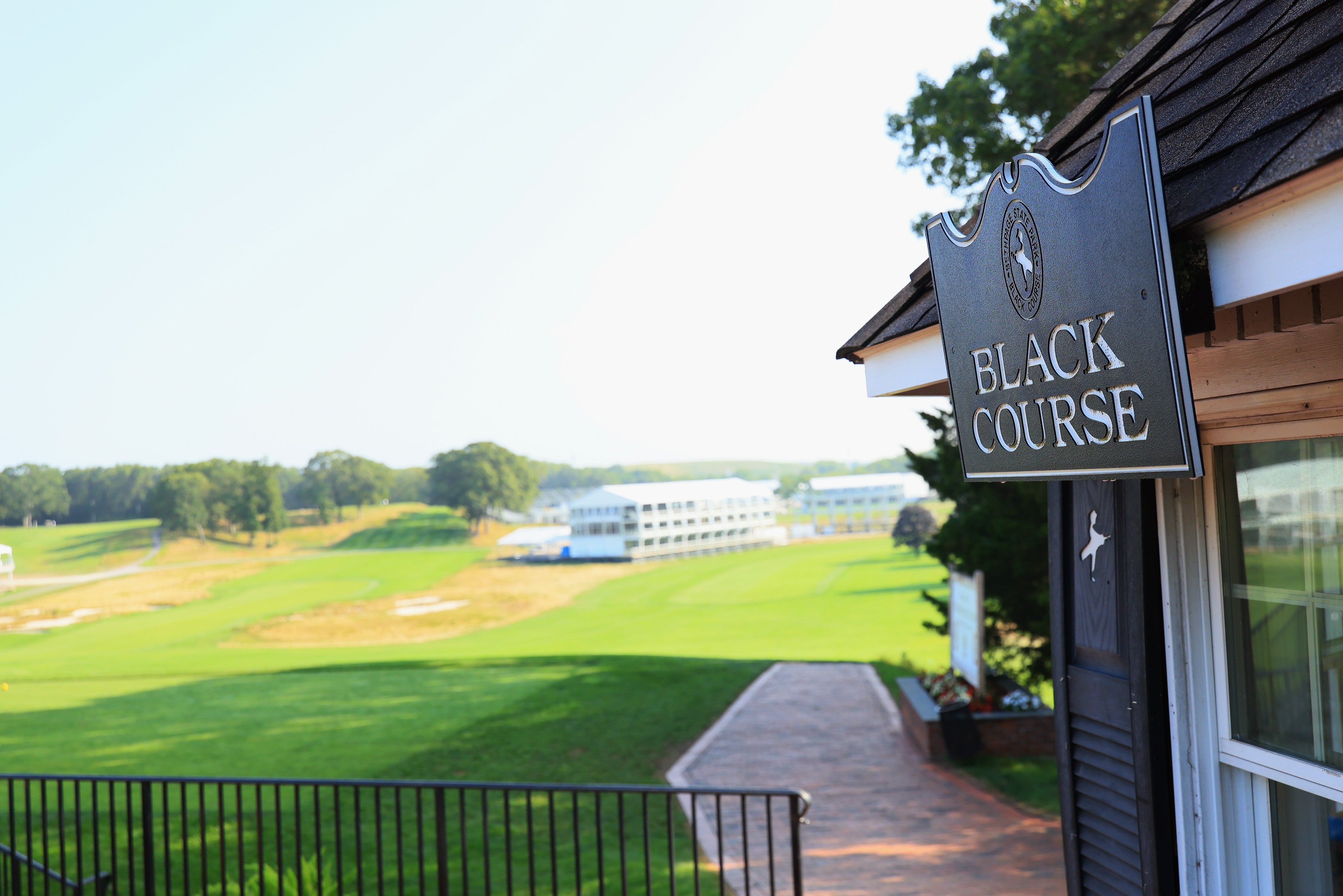 A view of the Black Course at Bethpage State Park