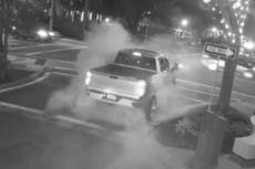Florida man in pick-up truck does burnout in front of cops ‘to impress girls’