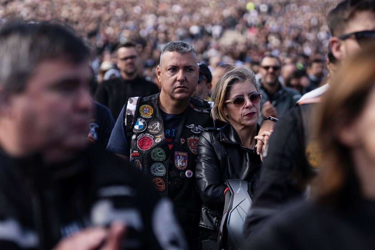 Thousands of motorcyclists gather for annual Blessing of the Helmets