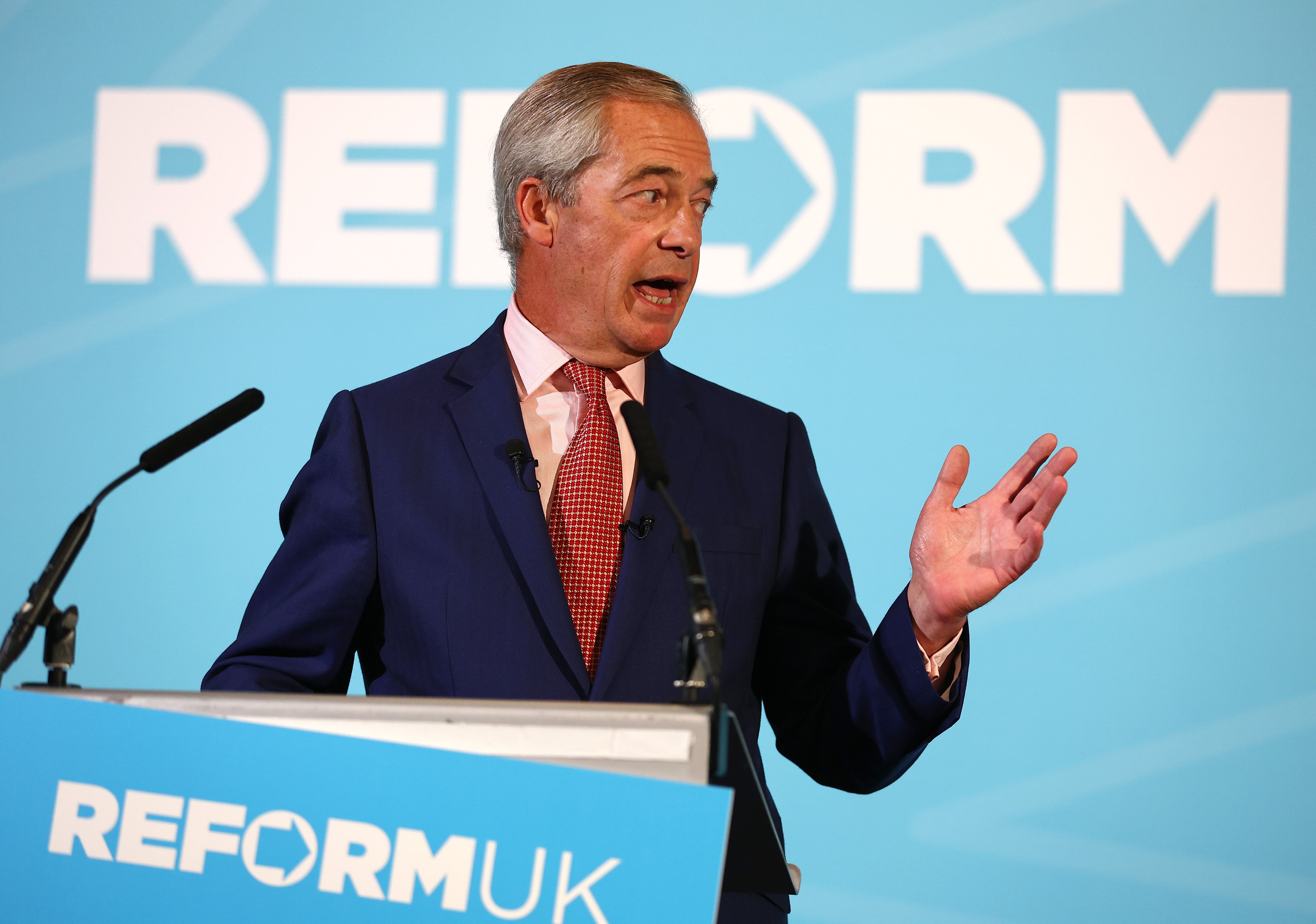 Nigel Faraj has earlier called the handgun laws to relax