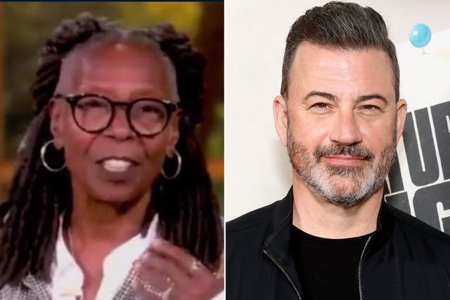 <p>Whoopi Goldberg addressed Jimmy Kimmel’s suspension during Monday’s episode of ‘The View’</p>
