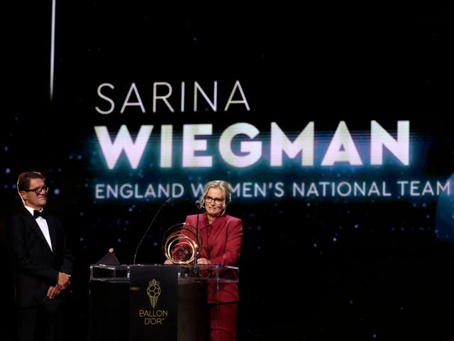 <p>England managers past and present: Capello and Wiegman</p>