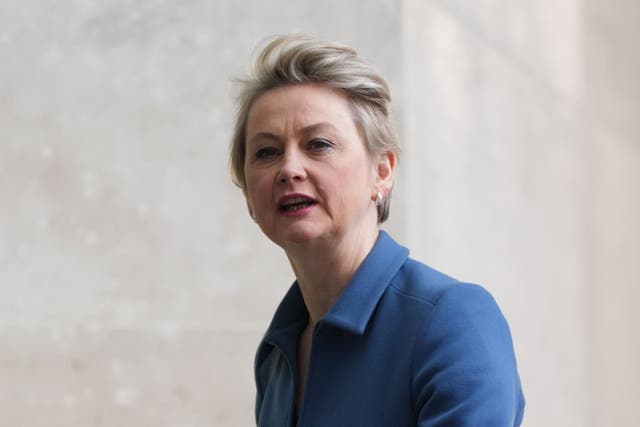 Foreign Secretary Yvette Cooper spoke at a UN General Assembly meeting in New York (Ben Whitley/PA)