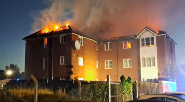 <p>A fire broke out in a three-storey building in Enfield on Monday morning </p>