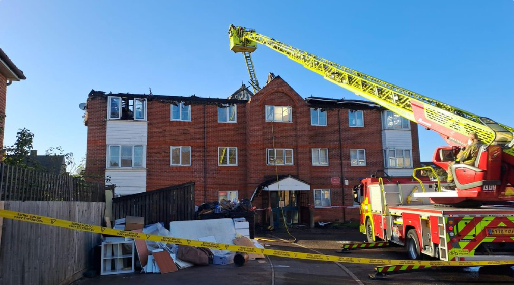 London Fire Brigade received its first call about the incident at 5.19 am and the fire was under control at 8 am