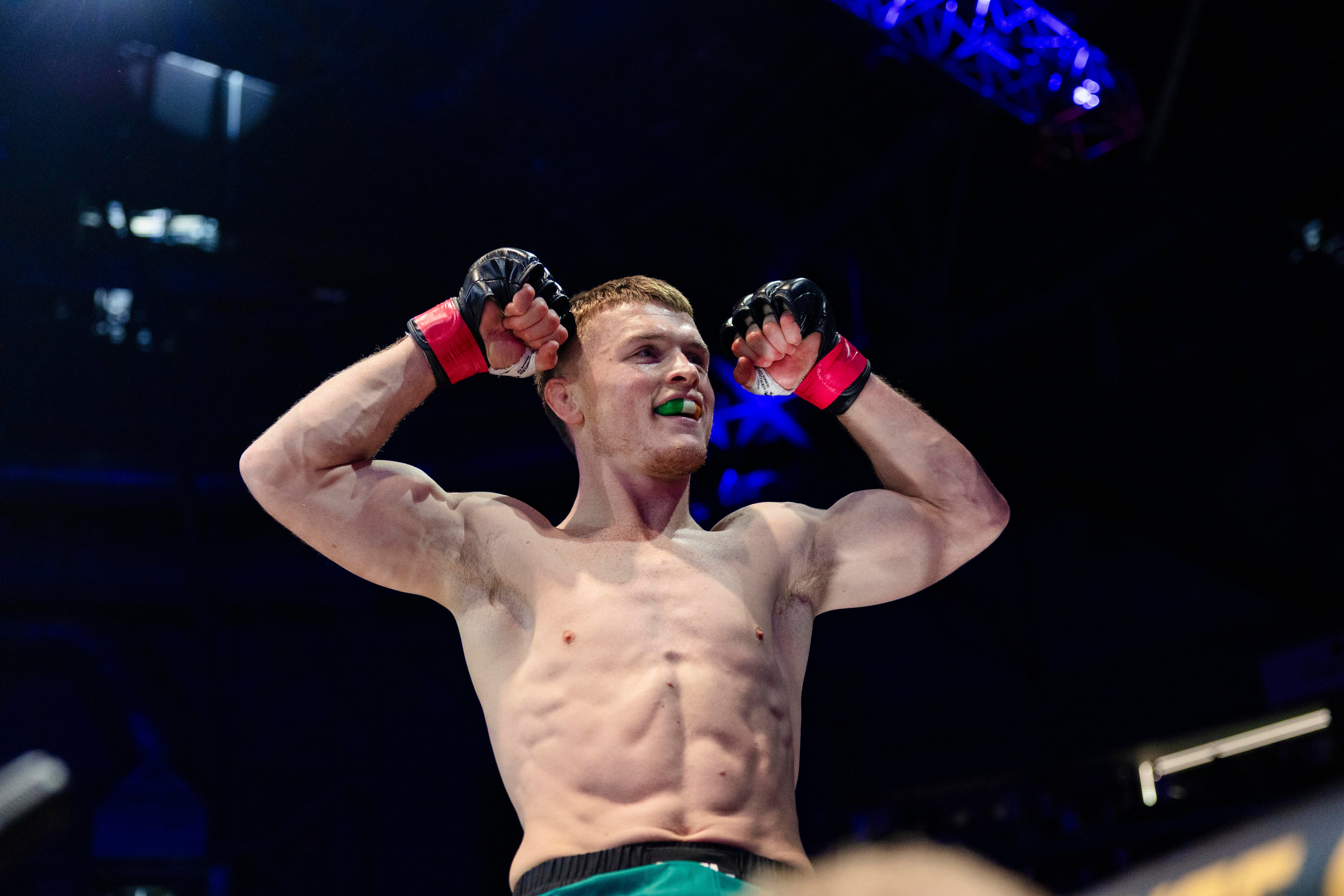Hughes is flying the flag for Irish MMA