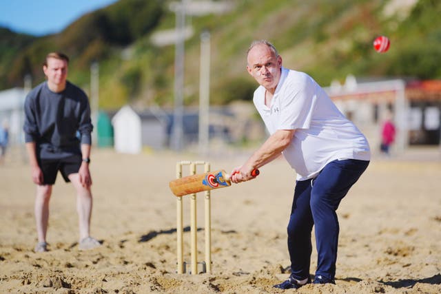 <p>Ed Davey warned Nigel Farage would turn Britain into a gun-ridden dystopia</p>