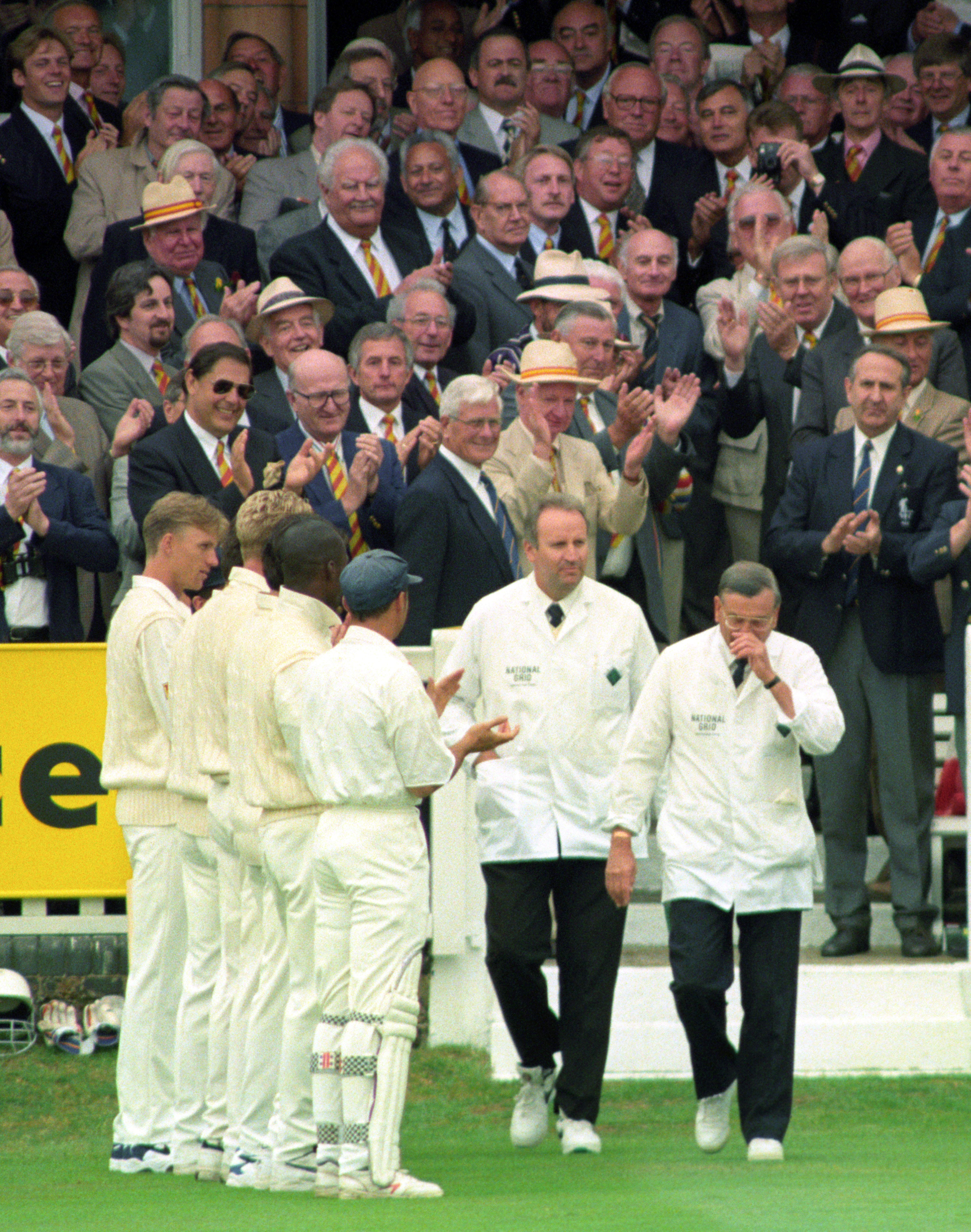 Bird had to wipe away tears when he was applauded on to the pitch ahead of his final Test match at Lord’s