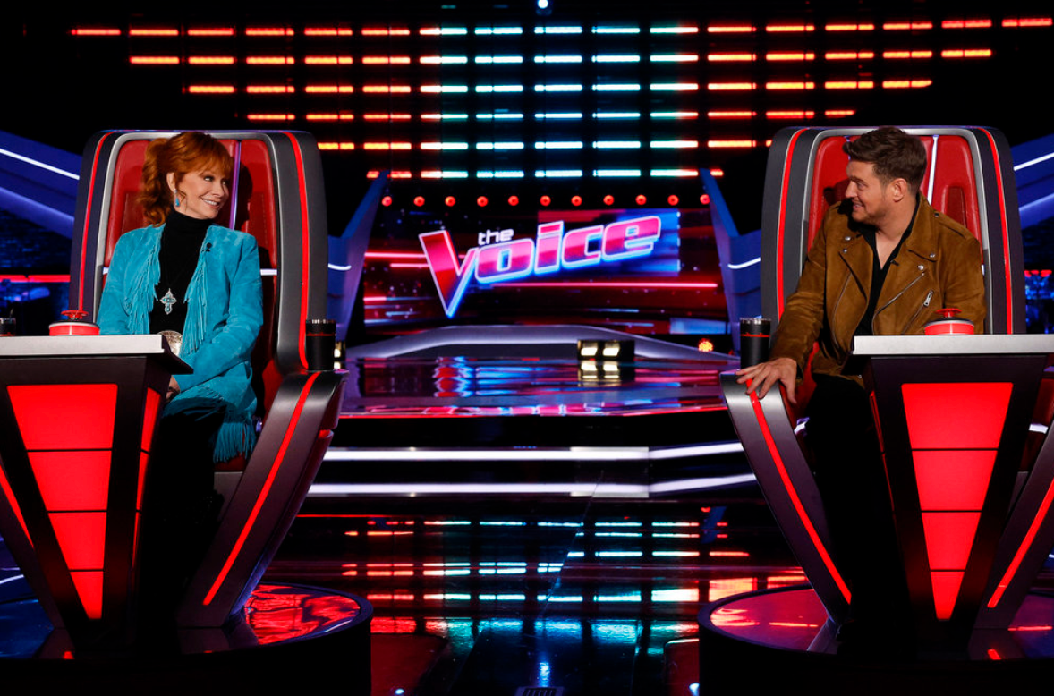 Reba McEntire e Michael Buble na 28ª temporada de 'The Voice'