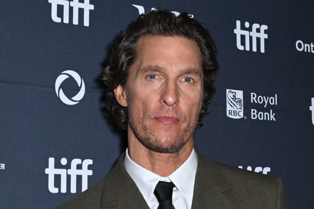 <p>McConaughey said he was too far apart from his wife when they shared a king-sized bed</p>
