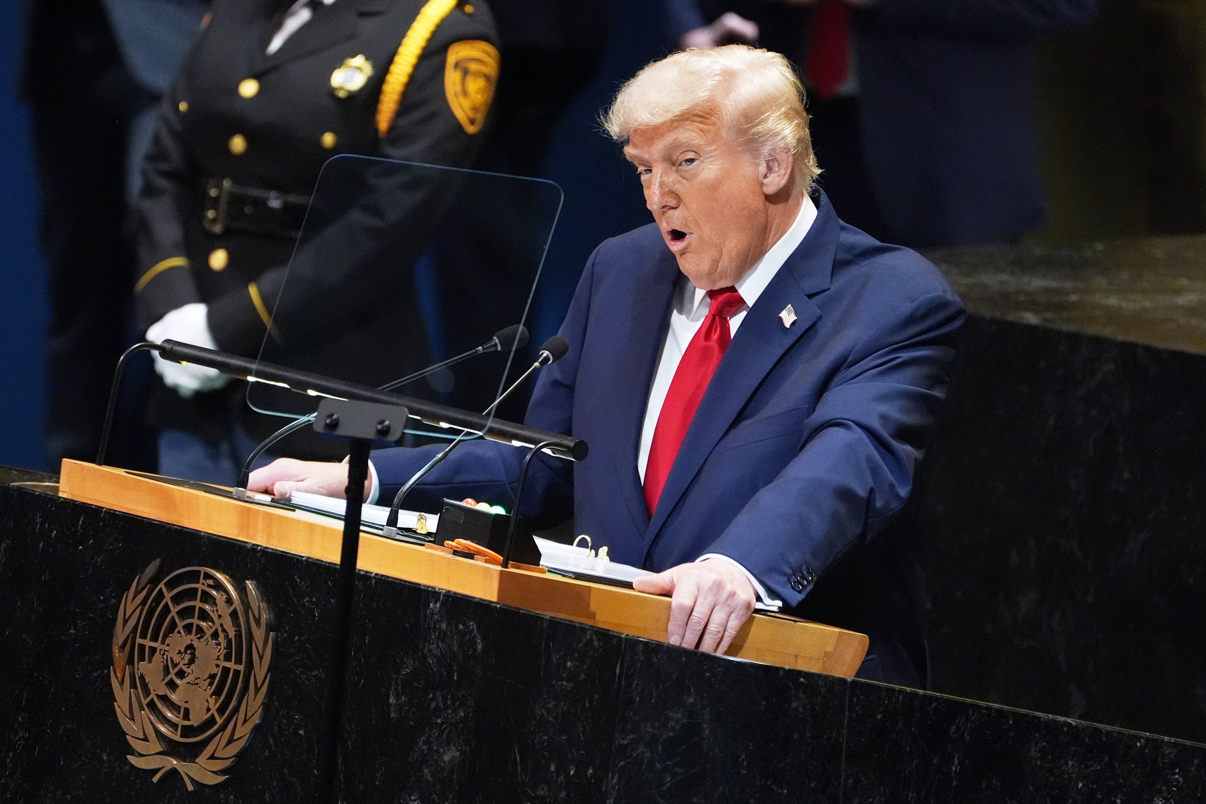 President Trump addresses the United Nations General Assembly