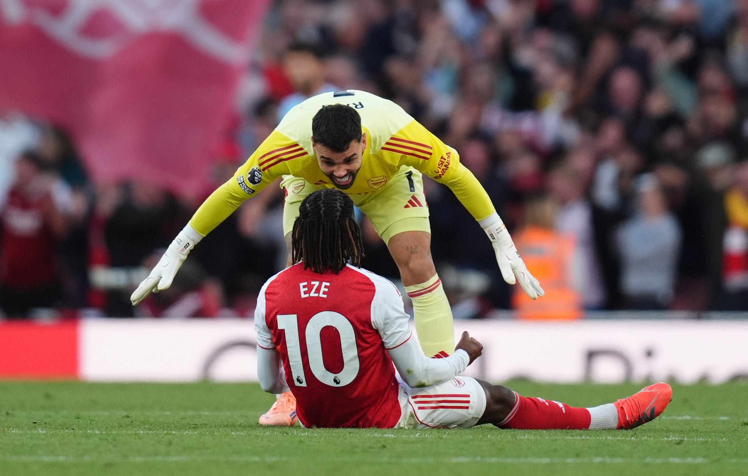Eberechi Eze was only introduced at half-time against Man City and provided the assist for the equaliser
