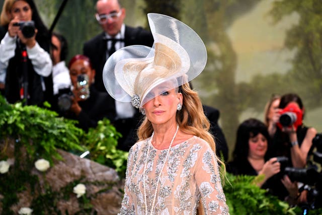 Sarah Jessica Parker attending the Metropolitan Museum of Art Costume Institute Benefit Gala 2024 (Matt Crossick/PA)
