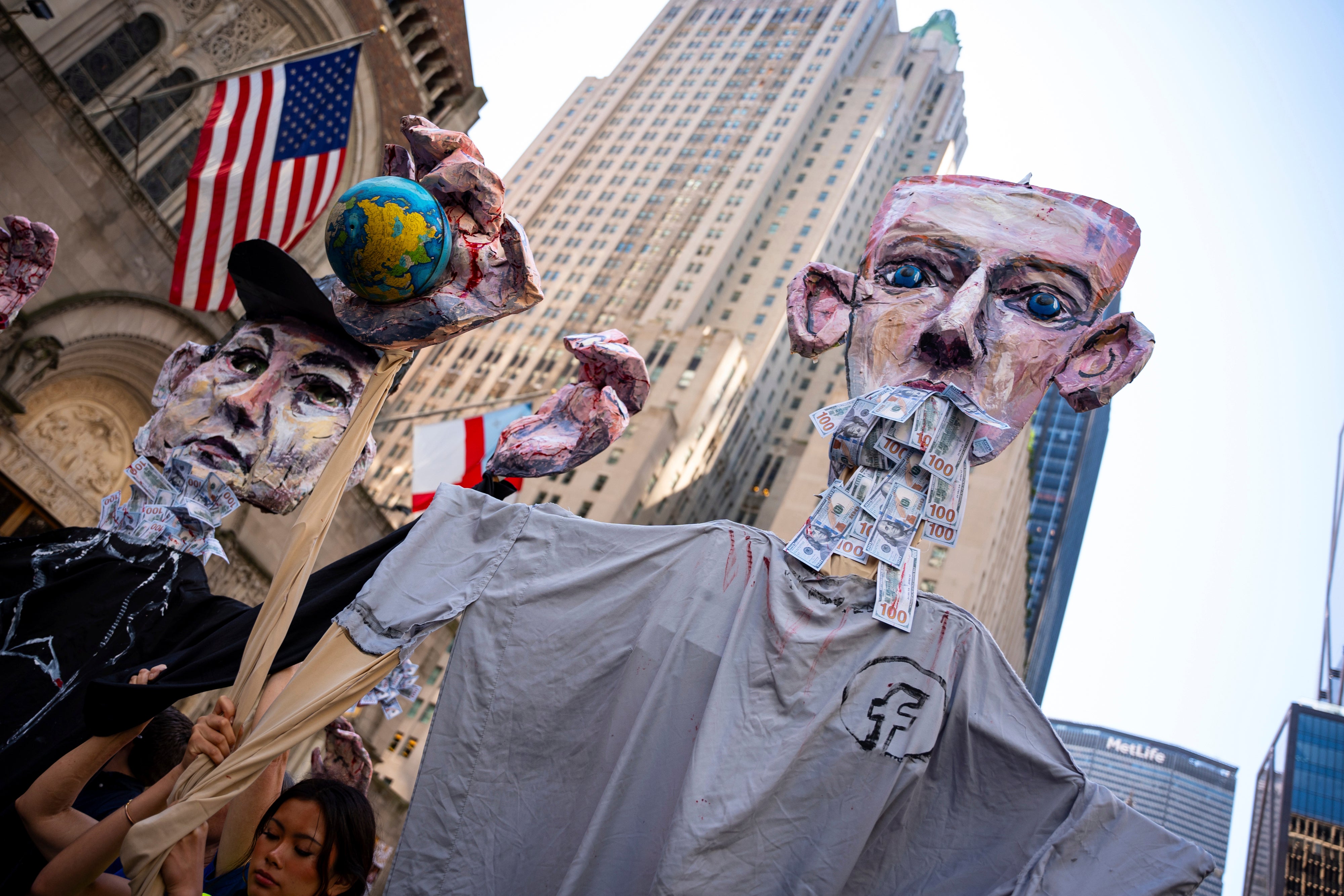 APTOPIX Climate Protest New York