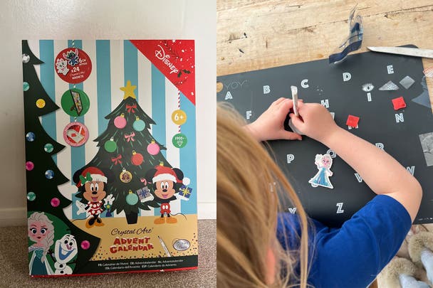 indybest review Craft Buddy Disney crystal art christmas calendar