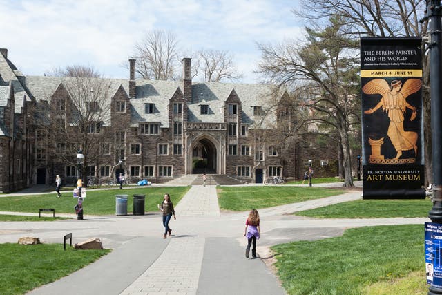 <p>Princeton University, shown here, is among the highest-ranking schools in the US and has recently announced a series of cost-cutting efforts</p>